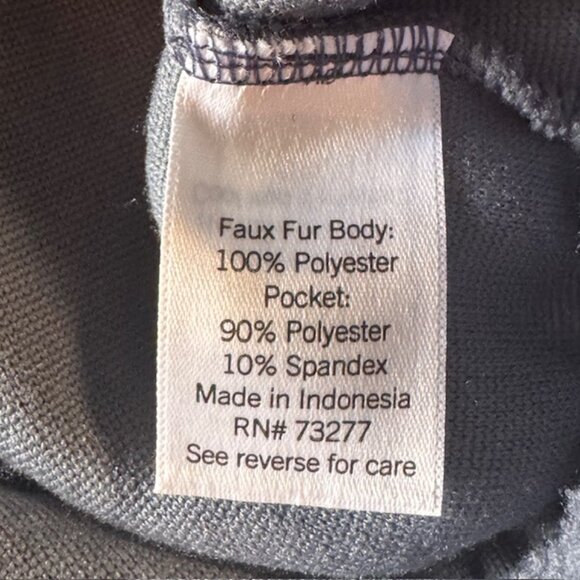 SO Blue Sherpa Vest Sz L - Picture 5 of 8